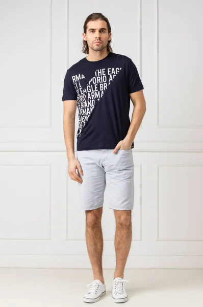 T-shirt | Slim Fit Emporio Armani granatowy