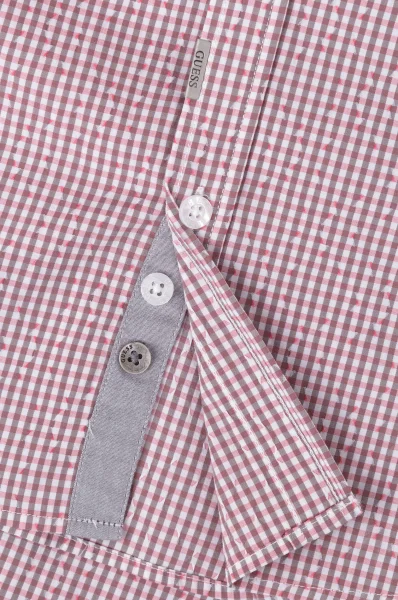 Koszula Check | Extra slim fit GUESS różowy