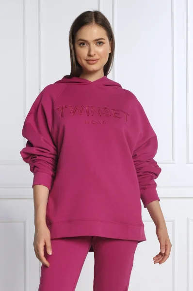 Sweatshirt | Relaxed fit TWINSET fuchsia