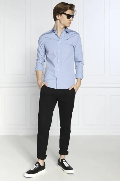 Koszula | Slim Fit Tommy Jeans błękitny