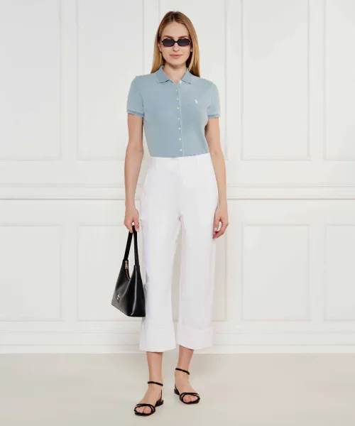 Polo | Slim Fit POLO RALPH LAUREN błękitny