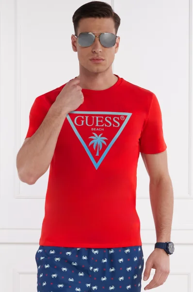 T-shirt | Slim Fit | stretch Guess Underwear red