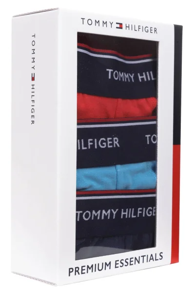 Slipy 3-pack Tommy Hilfiger czerwony