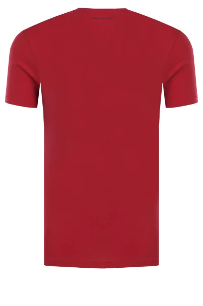 T-shirt Armani Exchange czerwony