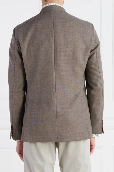 бавовняна піджак ferry soft blazer | regular fit Oscar Jacobson бежевий
