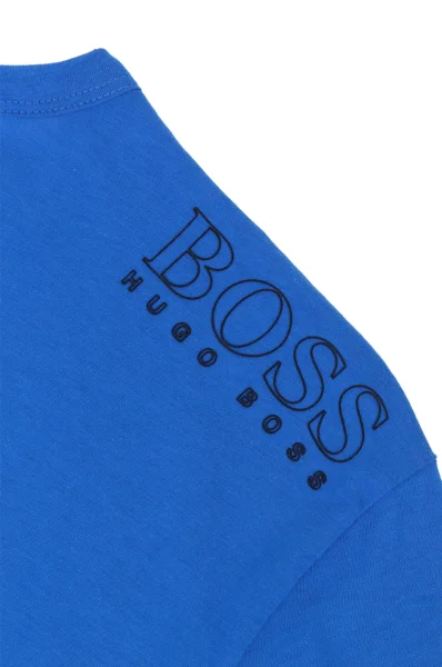 T-shirt Tee BOSS GREEN niebieski