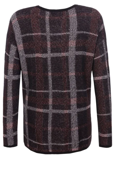 Sweter Alfonsa | Loose fit | z dodatkiem wełny Desigual bordowy