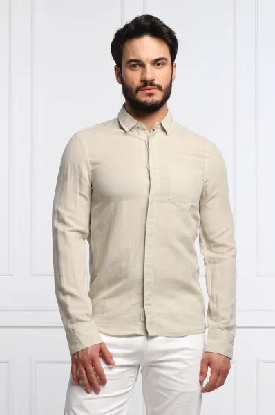 Calvin klein discount men's linen shirt