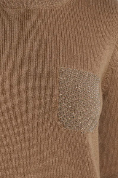 woolen | with addition of silk Peserico brown