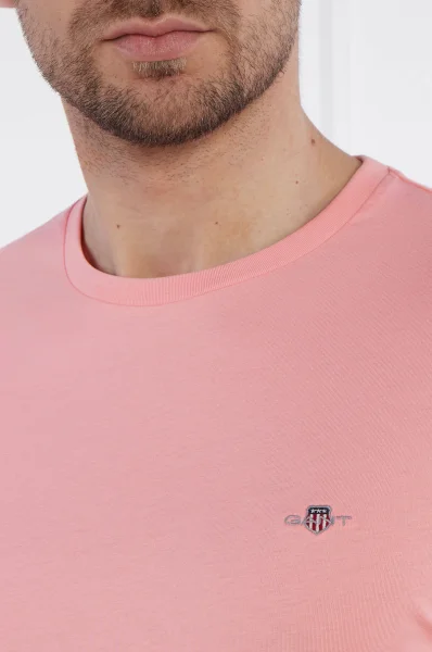 T-shirt SHIELD | Regular Fit Gant różowy