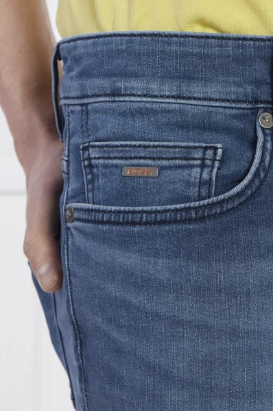 Jeansowe szorty Delaware | Slim Fit BOSS ORANGE niebieski