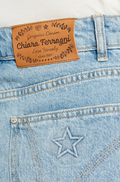 Jeansowe szorty | Regular Fit Chiara Ferragni niebieski