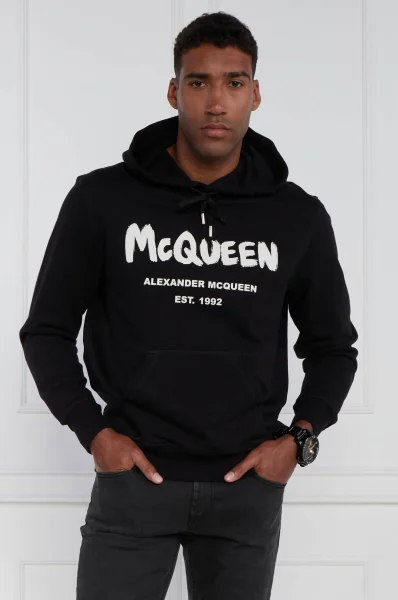 Bluza | Regular Fit Alexander McQueen czarny