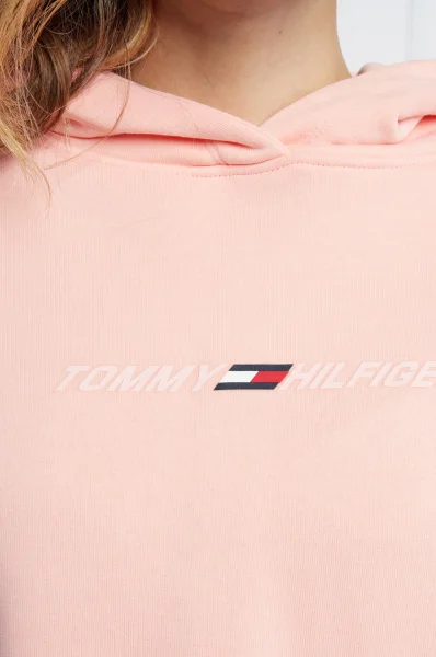 Bluza GRAPHIC | Cropped Fit Tommy Sport pudrowy róż