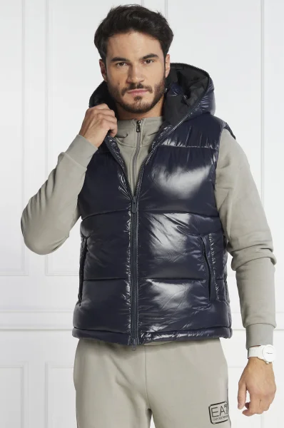 Save The Duck Dexter hooded gilet - Blue