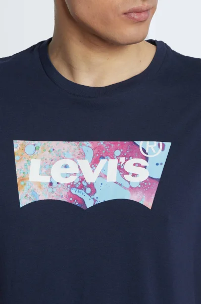 T-shirt GRAPHIC | Regular Fit Levi's granatowy