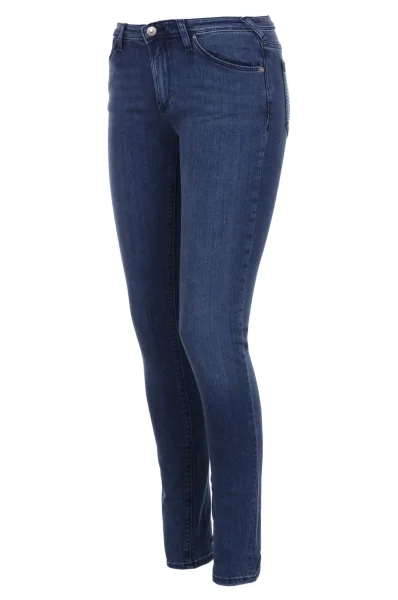 Jeansy J28 | Super Skinny fit Armani Jeans granatowy