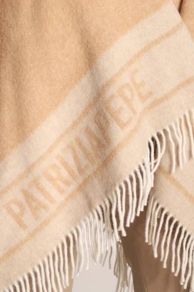 Wool poncho | Relaxed fit Patrizia Pepe beige