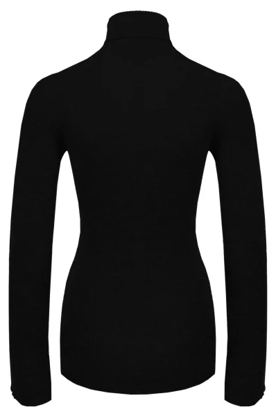 Dolcevita roll-neck sweater Pinko black