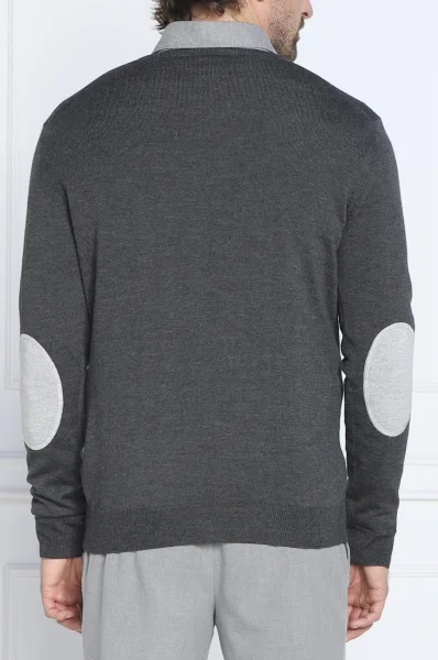 woolen sweater | slim fit Stenströms gray