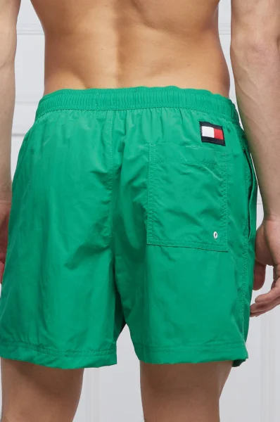 шорти для плавання | slim fit Tommy Hilfiger зелений
