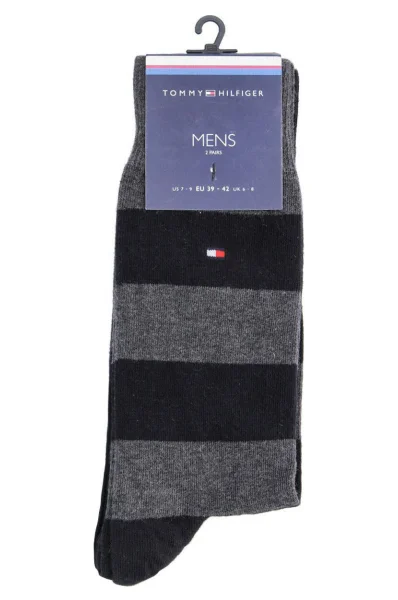 Tommy Classic 2-pack socks Tommy Hilfiger charcoal