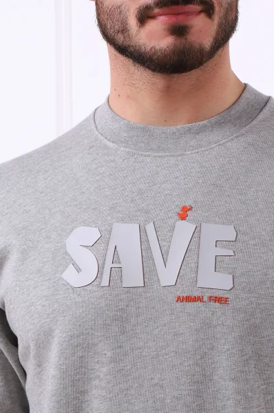 Sweatshirt RENAN | Slim Fit Save The Duck gray