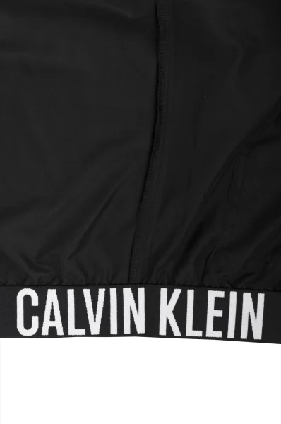 Beach Windbreaker Jacket Calvin Klein Swimwear black