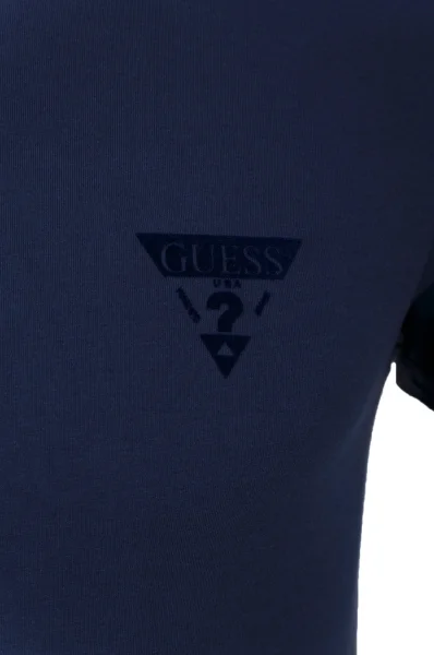 T-shirt/undershirt Guess navy blue