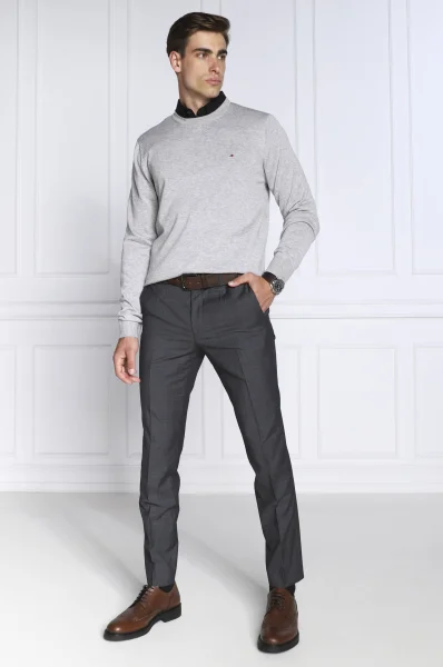 Sweater Core | Regular Fit | with addition of silk Tommy Hilfiger ash gray