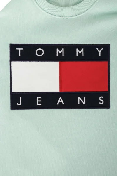 Bluza Tommy Jeans 90s Hilfiger Denim miętowy