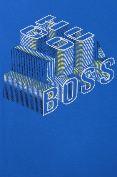 T-shirt Tee 3 BOSS GREEN niebieski