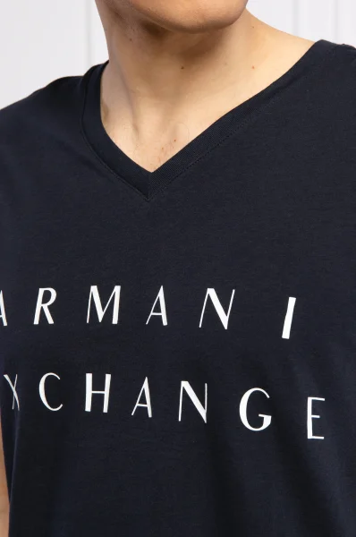 T-shirt | Slim Fit Armani Exchange granatowy