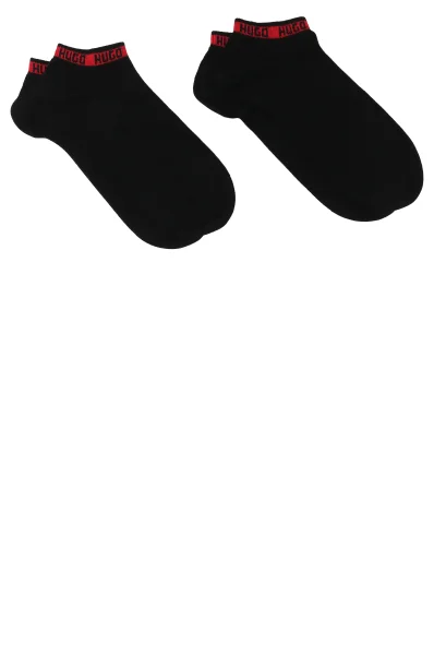 Skarpety/stopki 2-pack Hugo Bodywear czarny