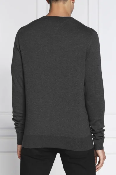 Sweater Core | Regular Fit | with addition of silk Tommy Hilfiger charcoal