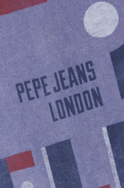 T-shirt Chalk Pepe Jeans London niebieski
