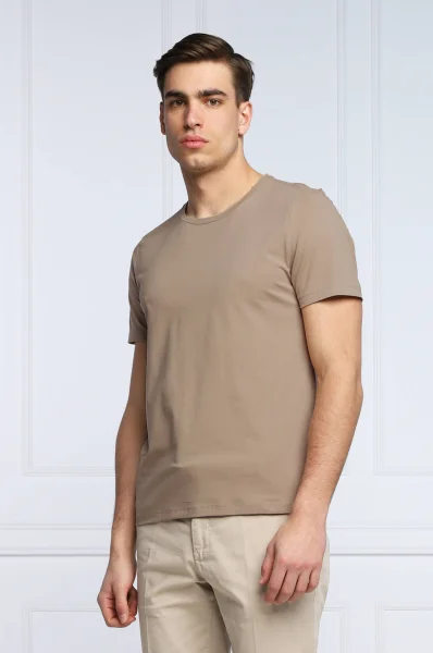 T-shirt Kyran | Slim Fit Oscar Jacobson beżowy