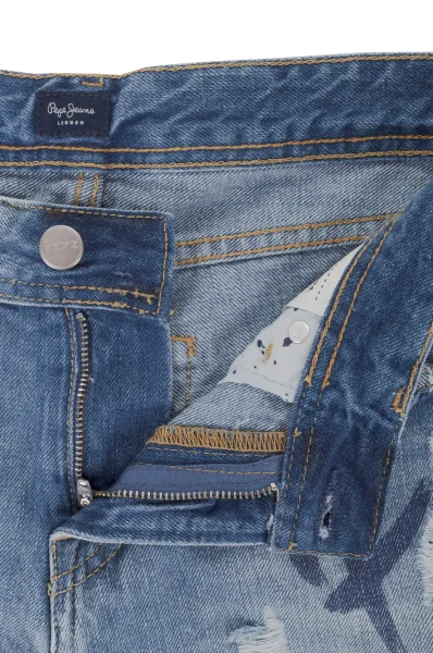 Szorty Trasher | Regular Fit | mid waist Pepe Jeans London niebieski