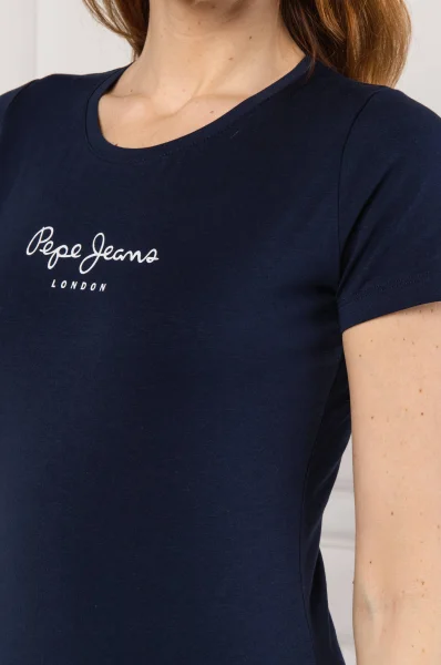футболка new virginia | slim fit Pepe Jeans London темно-синій