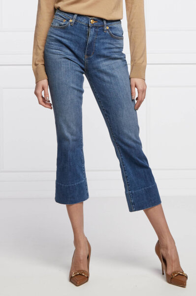 Jeans | Cropped Fit | high waist TORY BURCH | Navy blue /en