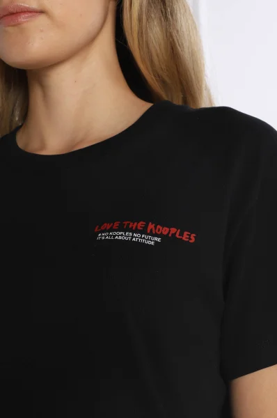T-shirt | Regular Fit The Kooples czarny