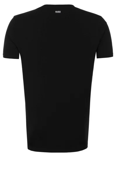 T-shirt Deaf HUGO czarny