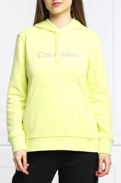 Calvin Klein Performance Womens White Zip-up Hoodie Athletic