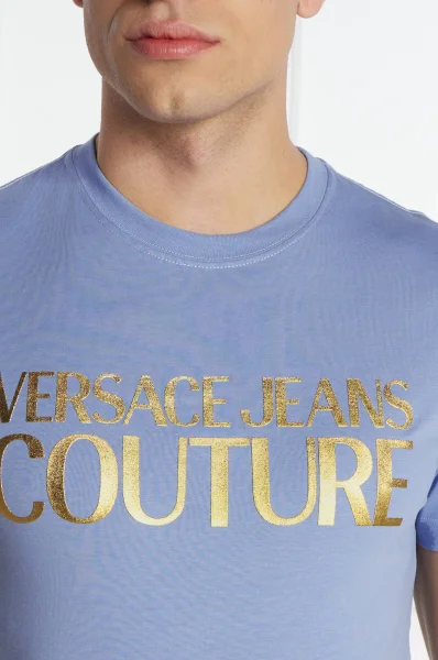 Футболка MAGLIETTA | Slim Fit Versace Jeans Couture голубий