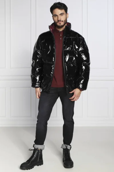двостороння пухова куртка | regular fit Calvin Klein чорний