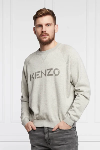 бавовняний светр | regular fit Kenzo сірий