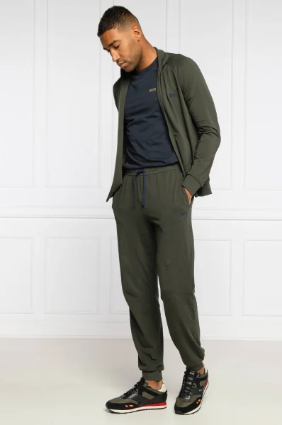 Spodnie dresowe Mix&Match | Regular Fit BOSS BLACK oliwkowy