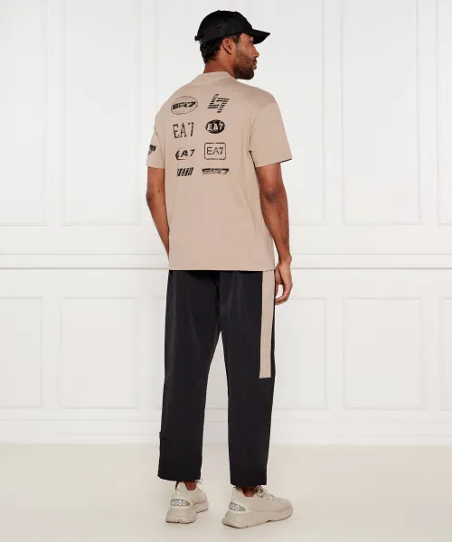 T-shirt | Modern fit EA7 beżowy