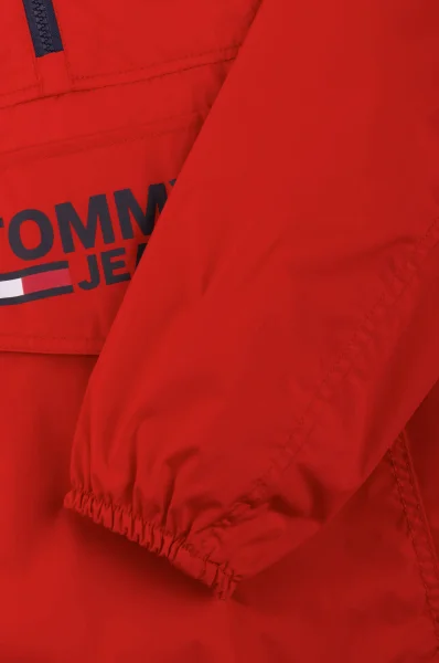 Kurtka Pop Over Tommy Jeans czerwony