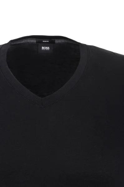 T-shirt Teal 01 BOSS BLACK czarny